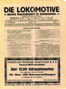 Die Lokomotive Heft 4 / 1913