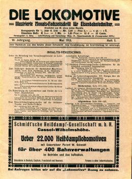 Die Lokomotive Heft 5 / 1913