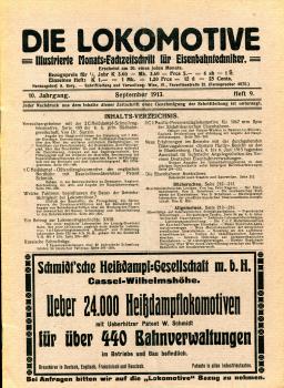 Die Lokomotive Heft 9 / 1913