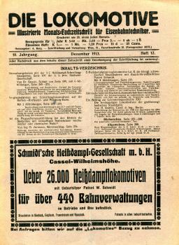 Die Lokomotive Heft 12 / 1913