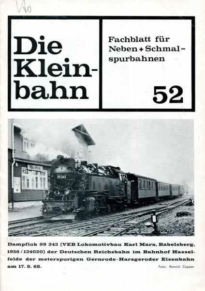 Die Kleinbahn Heft 52