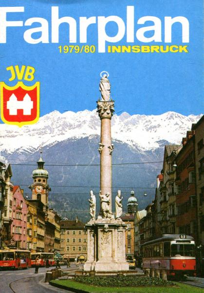 Fahrplan Innsbruck 1979 / 1980