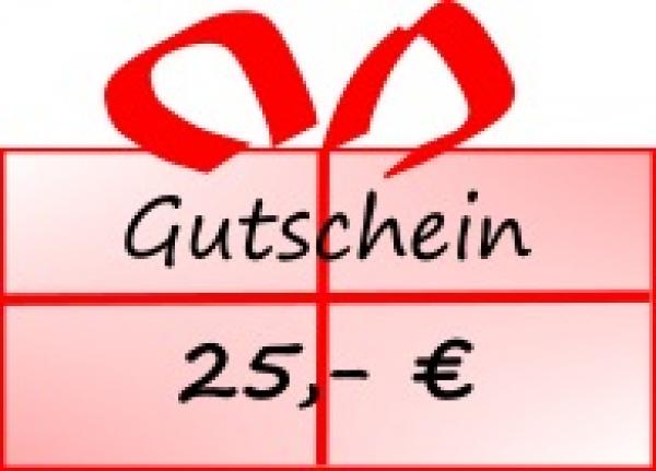 GUTSCHEIN 25, EURO