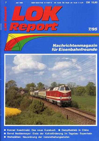 Eisenbahn-Sammlershop - Lok Report Heft 07 / 1995