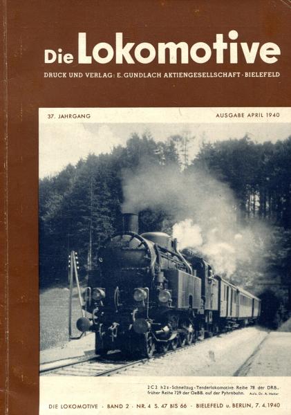 Die Lokomotive Heft 4 / 1940