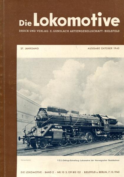 Die Lokomotive Heft 10 / 1940