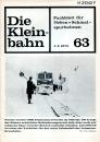 Die Kleinbahn Heft 63