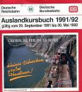 DB Auslandkursbuch 1991 / 1992