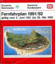 Fernfahrplan DR DB 1991 / 1992