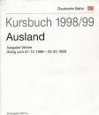 Kursbuch Ausland 1998 / 1999