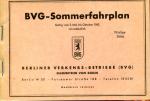 BVG Fahrplan 1962