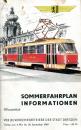 Sommerfahrplan VEB Verkehrsbetriebe der Stadt Dresden 1969