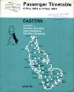 Timetable British Rail 1968 / 1969 Eastern, London Eastern Counties East Midlands Northern England