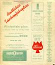 Taschenfahrplan Eisenbahndirektion Köln 1949 / 1950