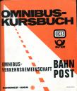 Omnibuskursbuch Bahn Post 1982