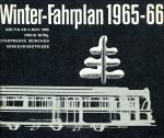 Fahrplan Stadtwerke München 1965 / 1966