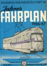 Fahrplan Duisburger Verkehrsgesellschaft 1966 / 1967