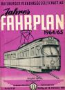 Fahrplan Duisburger Verkehrsgesellschaft 1964 / 1965