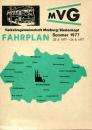 Fahrplan Verkehrsgemeinschaft Marburg / Biedenkopf 1977