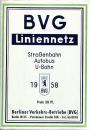 BVG Berlin Liniennetz 1958