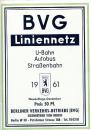 BVG Berlin Liniennetz 1961