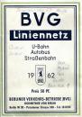 BVG Liniennetz 1962